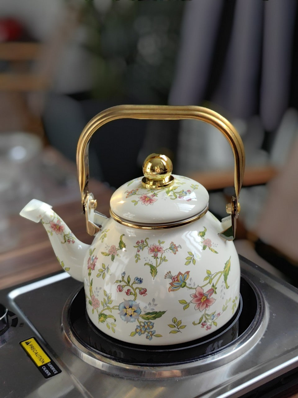 Enamel Outdoor Tea Pot