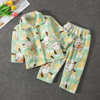 Flannel Cute Kawaii Cartoon nightsuit