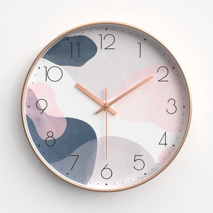 Modern Minimalist Circular Quartz Wall Clock For Household Use