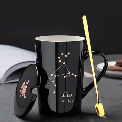 Twelve Constellation Creative Gift Ceramic Water Cup