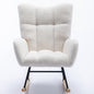 Comfy Wingback Golider Rocking Chair