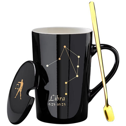 Twelve Constellation Creative Gift Ceramic Water Cup