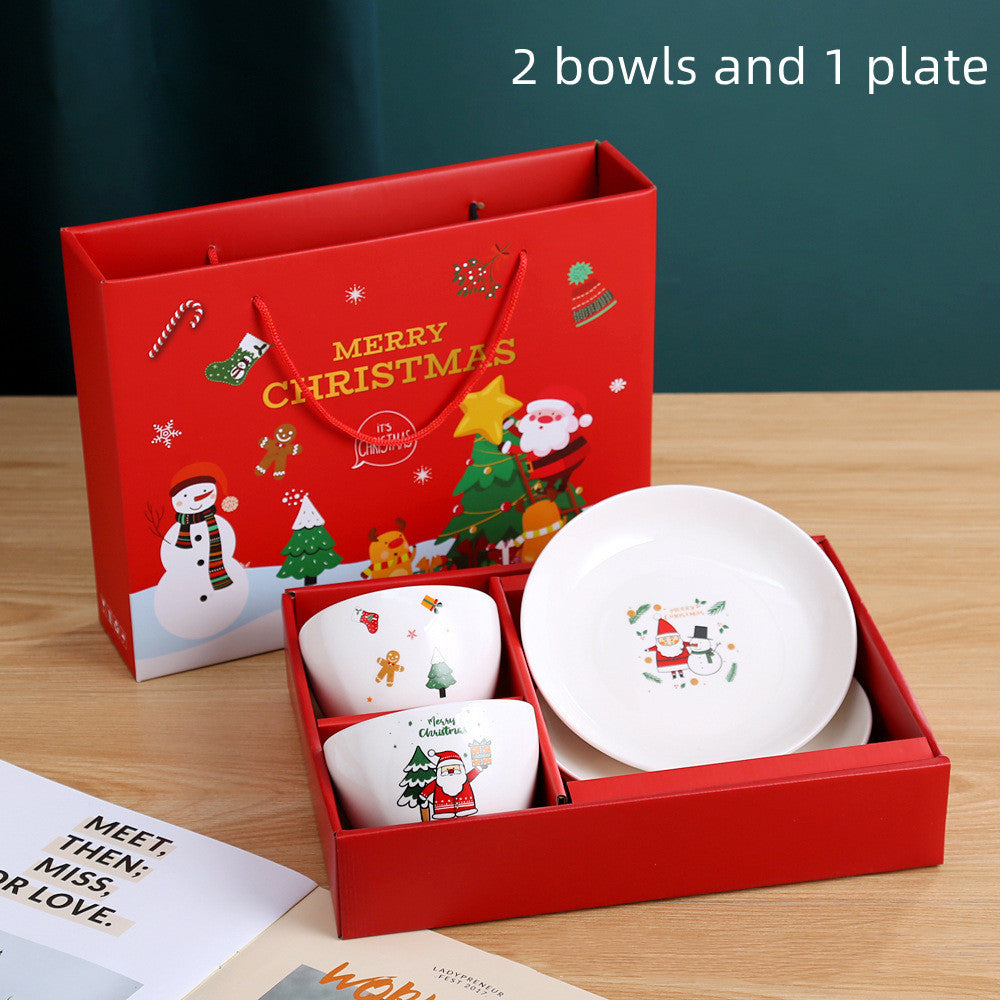 Ceramic Bowl Plate Tableware Suit