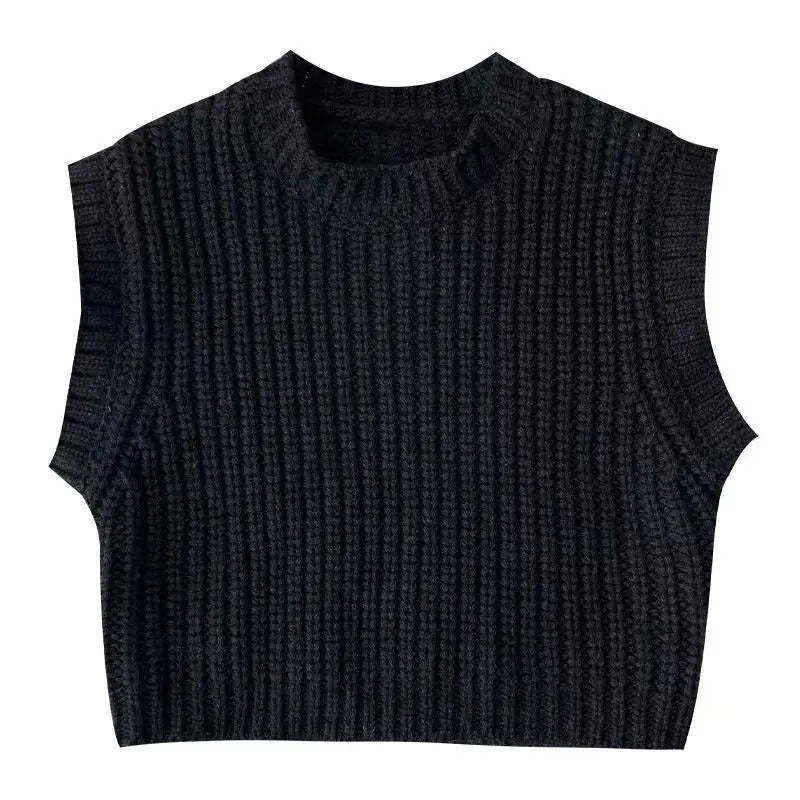 Children's Stripe Thickened Wool Vest Pullover Sweater