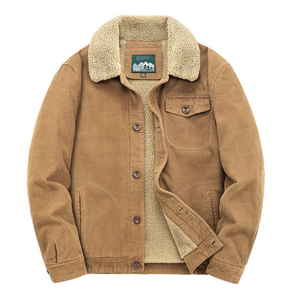 Mens Retro Corduroy Jacket