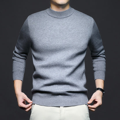 Men's Sweater Knitted Long Sleeve High neck