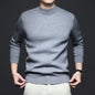 Men's Sweater Knitted Long Sleeve High neck