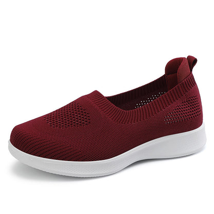 Womens Leisure Soft Bottom Shoes Slip-on