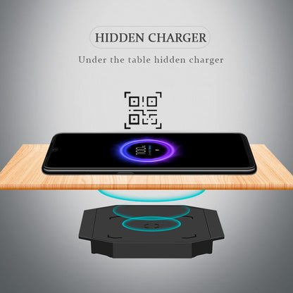 Desktop Hidden Wireless and Fast Charging