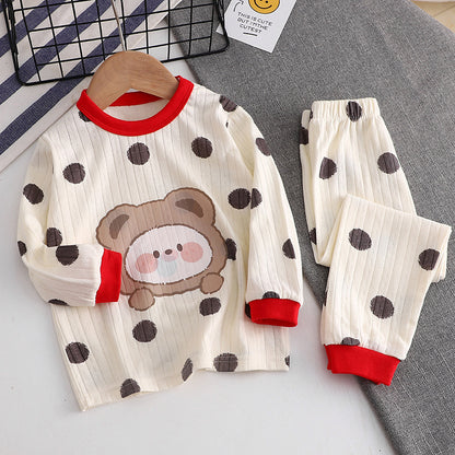 Children's Underwear Jacquard Cotton Suit