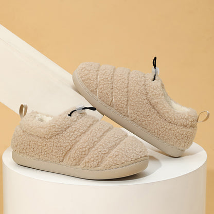 Linear Cotton Shoes Thickened Warm Non-slip