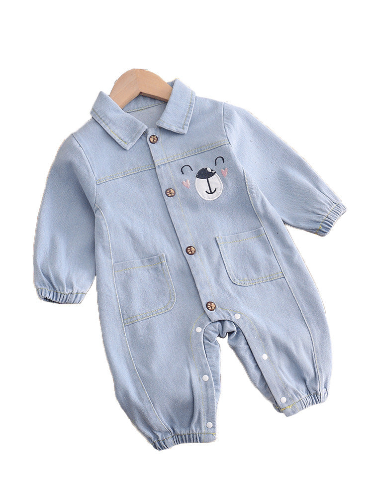 Kids Denim Jumpsuit