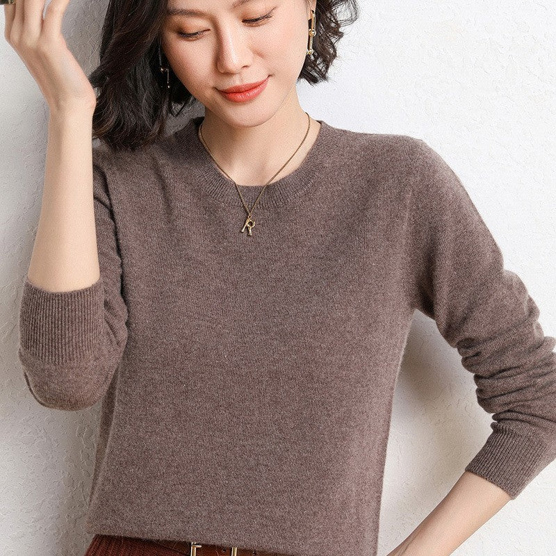 Round Neck Bottoming Shirt Long Sleeve Pullover