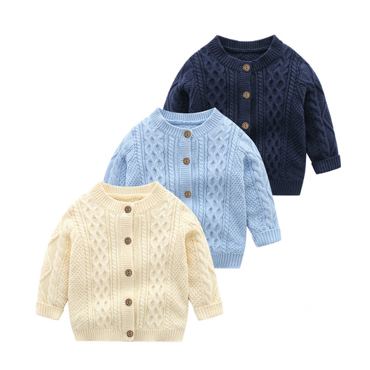 Children's British Style Children's Knitted Jacket