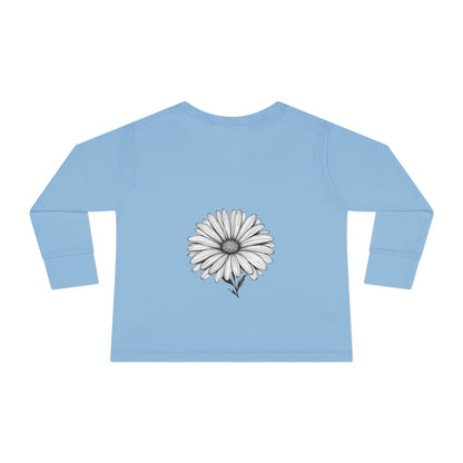 Birth Flower - April Toddler Long Sleeve Tee