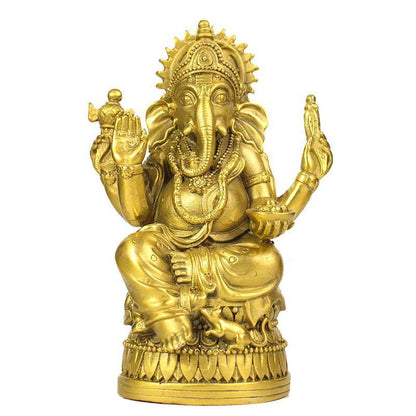 Bronze Trunk Ganapathy God Ornament