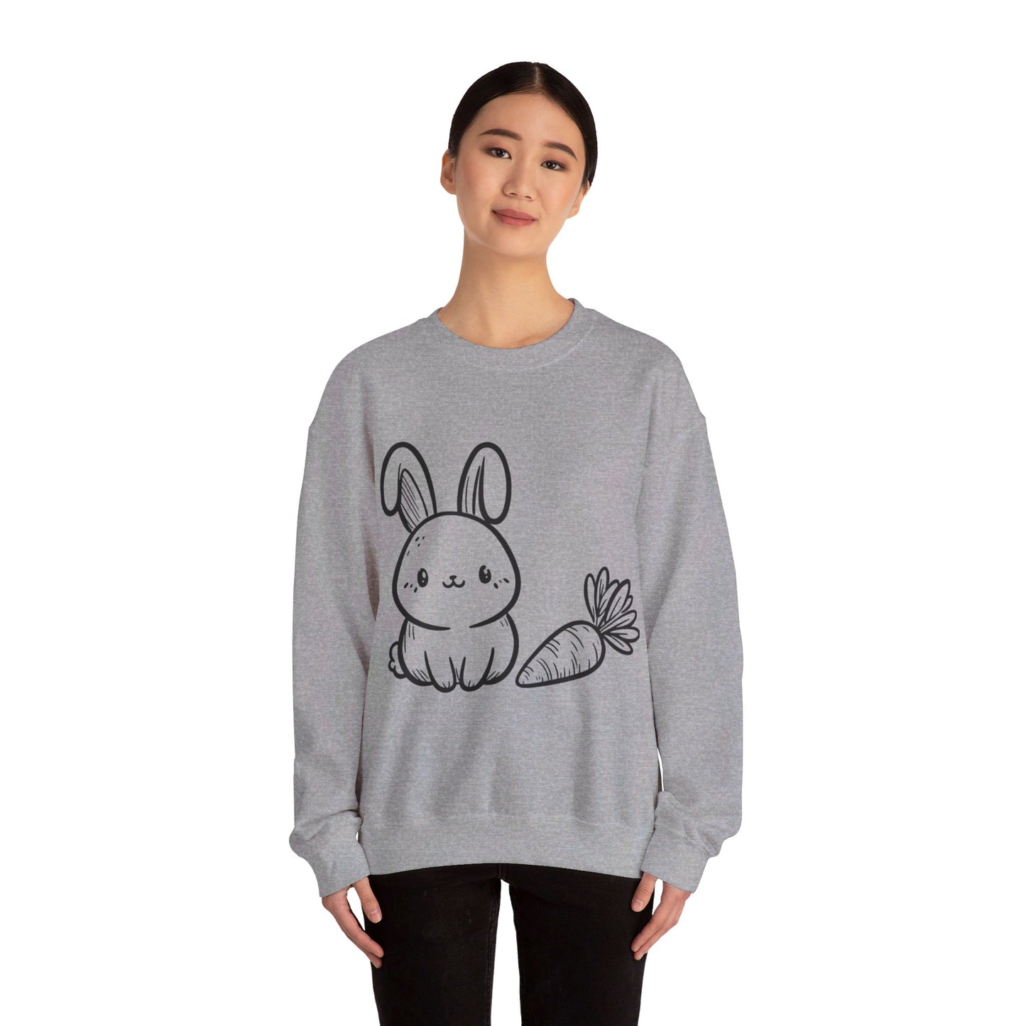 Bunny Unisex Heavy Blend Crewneck Sweatshirt