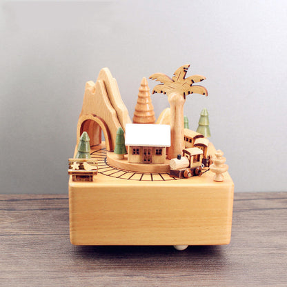 Wooden music box music box