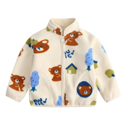 Kids Polar Fleece Cardigan