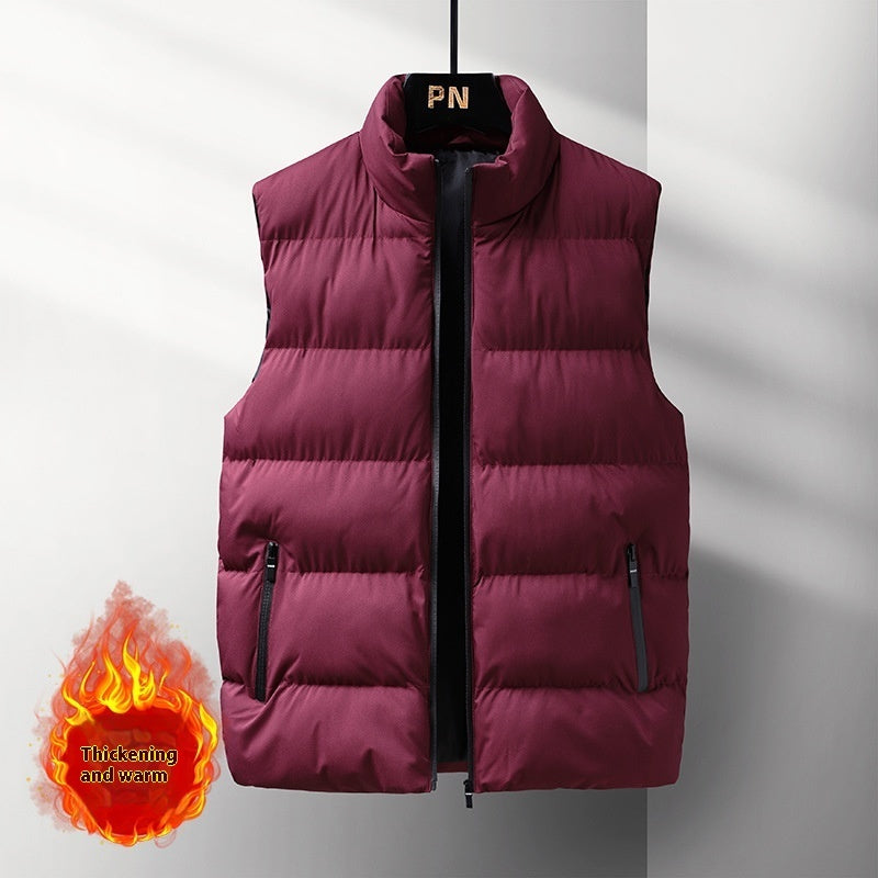 Slim Fit Warm Vest Jacket