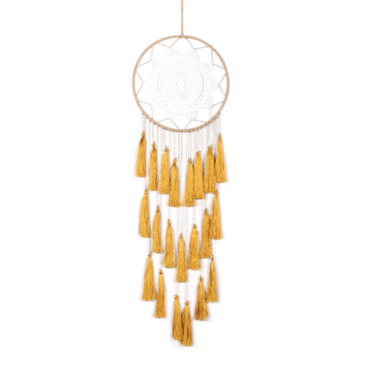 Bohemian tassel dream catcher