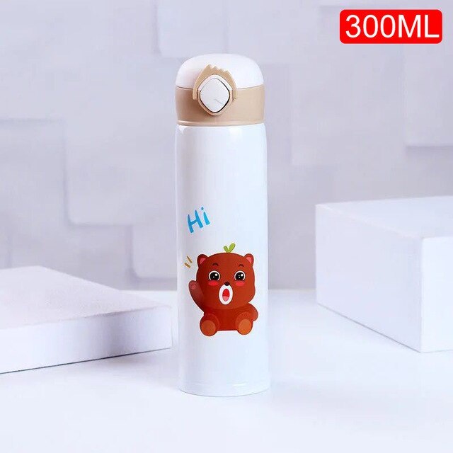 Stainless steel cartoon vacuum flask