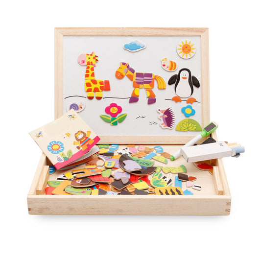 Multifunctional Magnetic Kids Puzzle Drawing Board Educational Toys