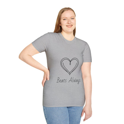 Heart Unisex Softstyle T-Shirt Crew neck