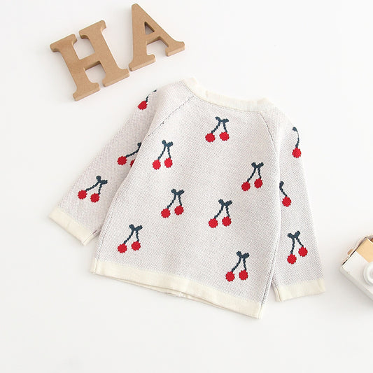 Baby Sweet Cherry Cherry Cardigan Jacket