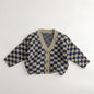 Children's Cardigan Trendy Shorts Suit