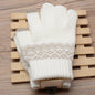 Knitted touch screen gloves