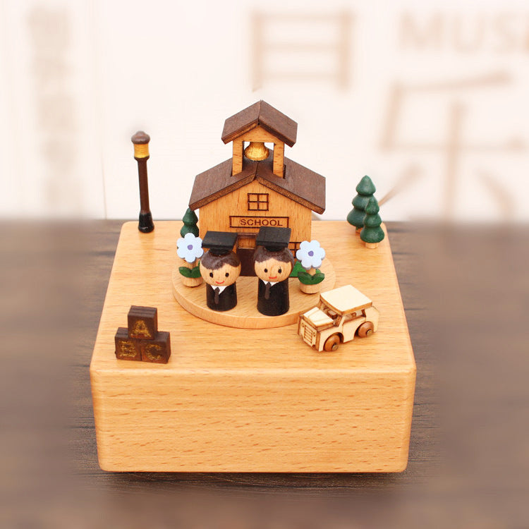 Wooden music box music box