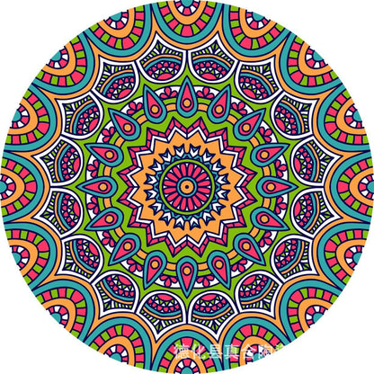 Mandala flower ceramic absorbent coaster