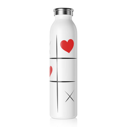 Slim Water Bottle Heart X