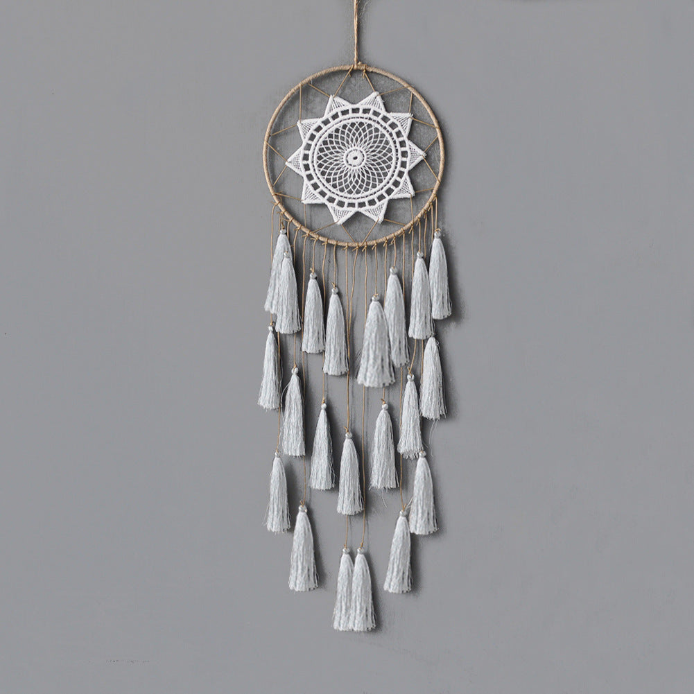 Bohemian tassel dream catcher