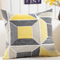 Plush Geometric Sofa Pillowcase