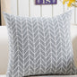 Plush Geometric Sofa Pillowcase