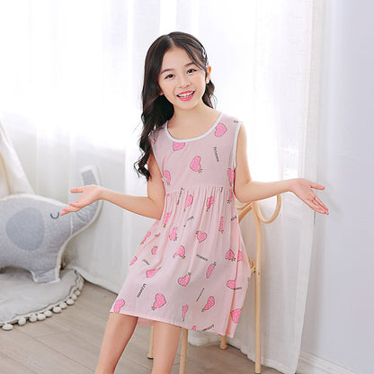 Cotton Silk Girls Summer Dresses