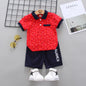 Short-Sleeved Cartoon Two-Piece Children's