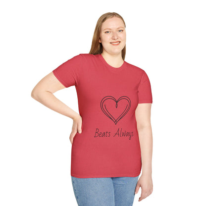 Heart Unisex Softstyle T-Shirt Crew neck