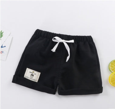 Small And Medium-sized Children's Baby Cotton Thin Sports Pants