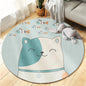 Bedroom Cartoon Round Carpet