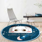 Bedroom Cartoon Round Carpet