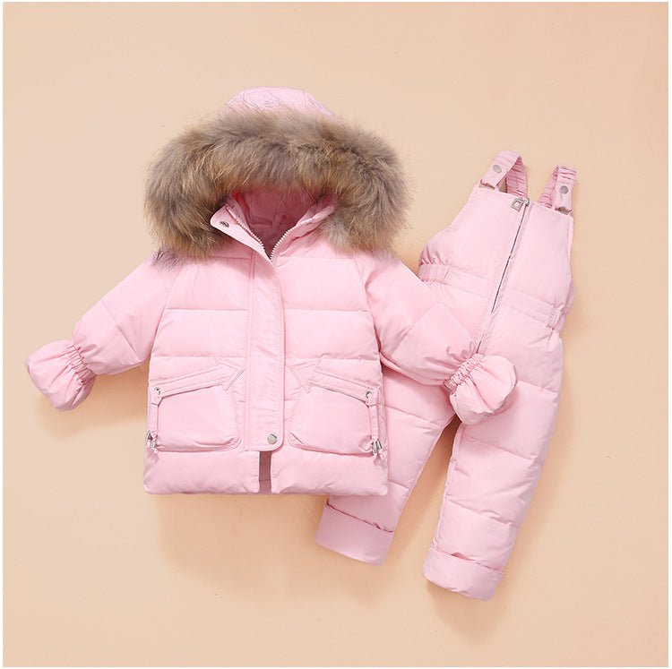 Children's Down Two-Piece Winter Suits