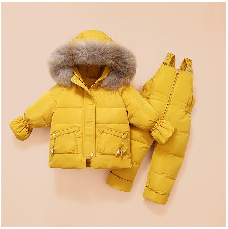 Children's Down Two-Piece Winter Suits