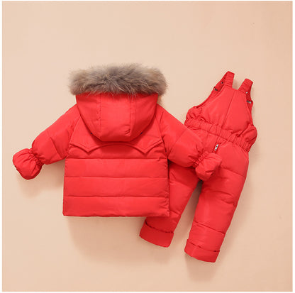 Children's Down Two-Piece Winter Suits