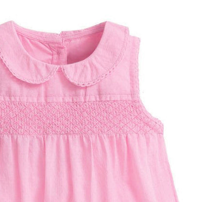 Girl Dress Cotton Short-Sleeved