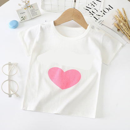 Children's Short-sleeved T-shirt cotton Baby Half-sleeved Bottoming Shirt