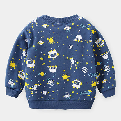 Children's Wear Hedging Sweater