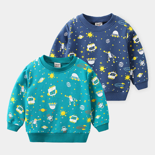 Children's Wear Hedging Sweater